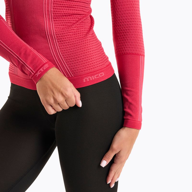 Moteriški termoaktyvūs marškinėliai Mico Odor Zero Round Neck fresia 4
