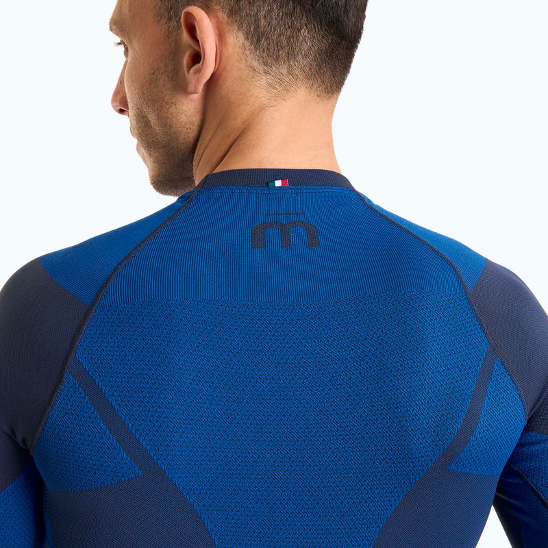 Vyriški termoaktyvūs marškinėliai Mico Warm Control Round Neck piombo 3