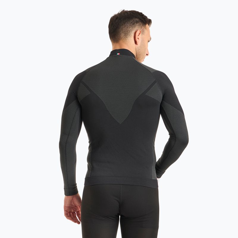 Vyriškas termoaktyvus džemperis Mico Warm Control Mock Neck nero 2