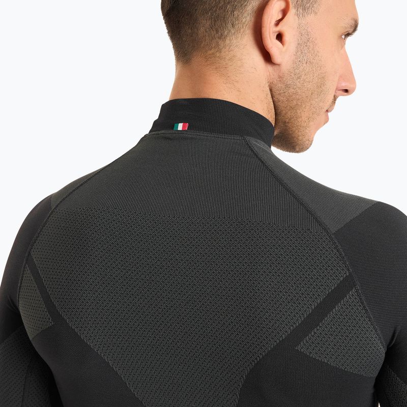 Vyriškas termoaktyvus džemperis Mico Warm Control Mock Neck nero 4