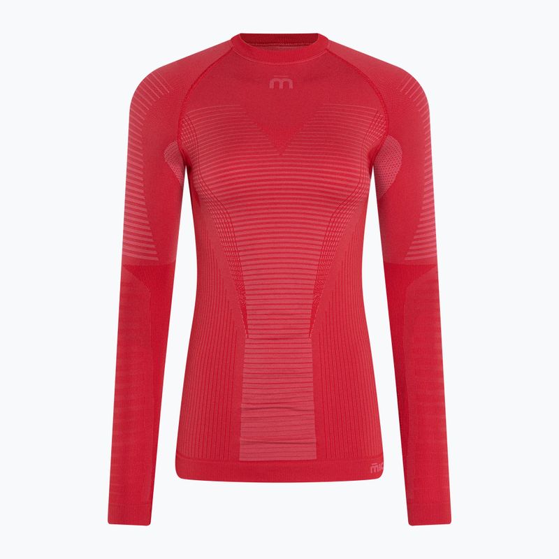 Moteriški termoaktyvūs marškinėliai Mico Warm Control Round Neck fragola 6