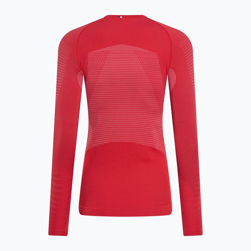 Moteriški termoaktyvūs marškinėliai Mico Warm Control Round Neck fragola 7