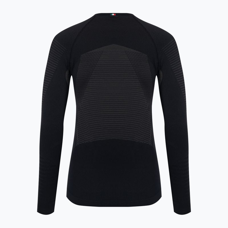 Moteriški termoaktyvūs marškinėliai Mico Warm Control Round Neck nero 6