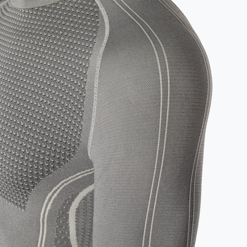 Vyriški termoaktyvūs marškinėliai Mico Odor Zero Round Neck grigio 8