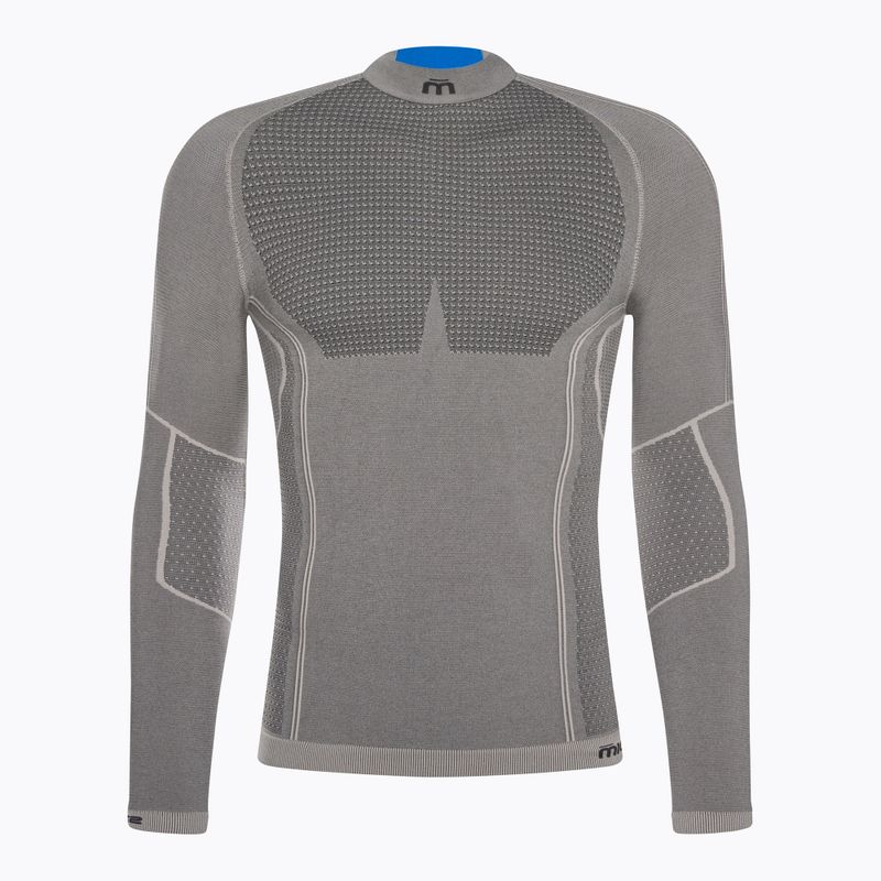 Vyriškas termoaktyvus džemperis Mico Odor Zero Mock Neck grigio 5