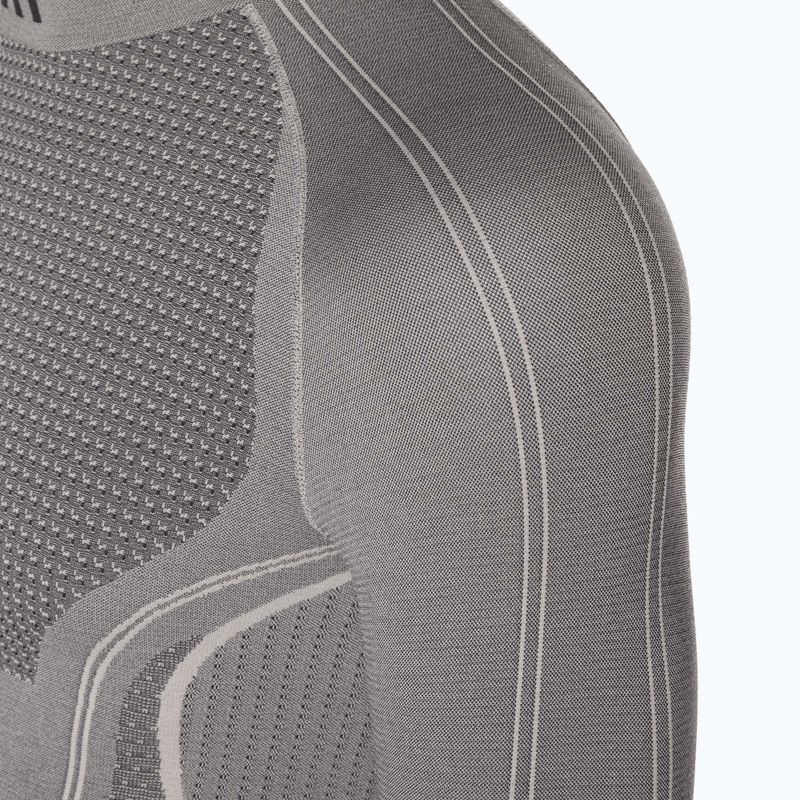 Vyriškas termoaktyvus džemperis Mico Odor Zero Mock Neck grigio 7