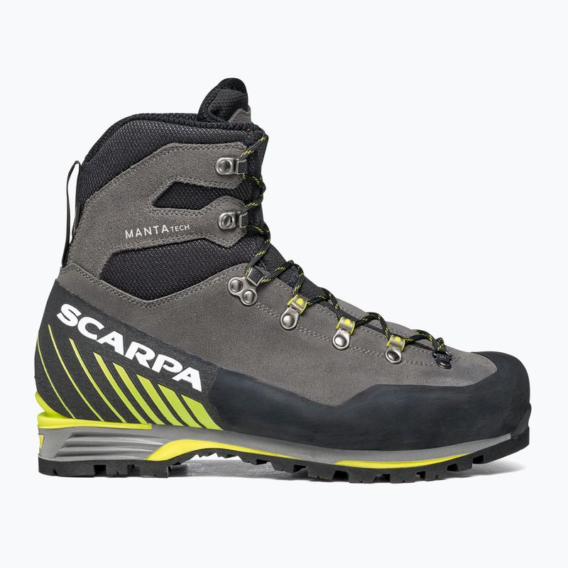 Vyriški aukštų kalnų batai SCARPA Manta Tech GTX shark/lime 9