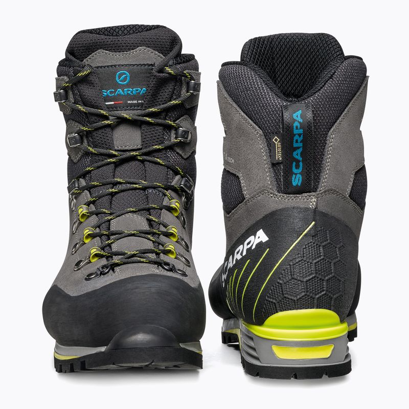 Vyriški aukštų kalnų batai SCARPA Manta Tech GTX shark/lime 11