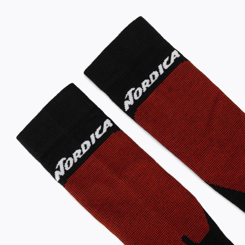 Slidinėjimo kojinės Nordica Uni 2.0 2 pary grey/ red+black/ red 7