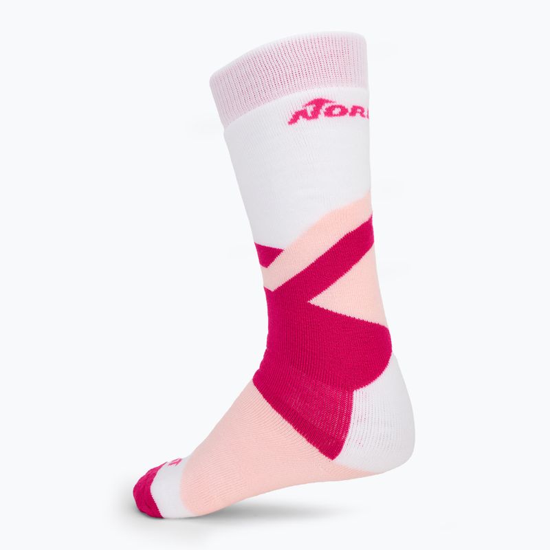 Vaikiškos slidinėjimo kojinės Nordica Multisports Winter 2 poros fuxia/ rose/ white 6