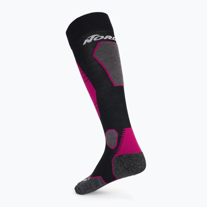Moteriškos slidinėjimo kojinės Nordica High Performance 3.0 black/fuchsia/white 2
