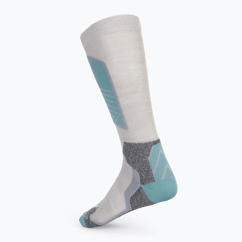 Vaikiškos slidinėjimo kojinės Nordica Tech Junior grey/lichen blue/cool grey 2