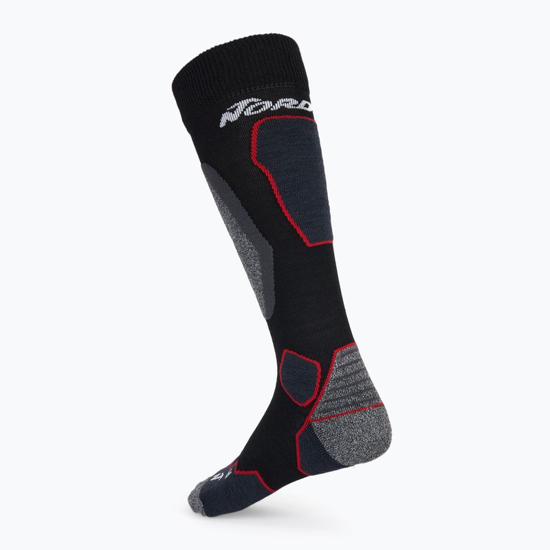 Vyriškos slidinėjimo kojinės Nordica High Performance 3.0 black/red/anthracite 2