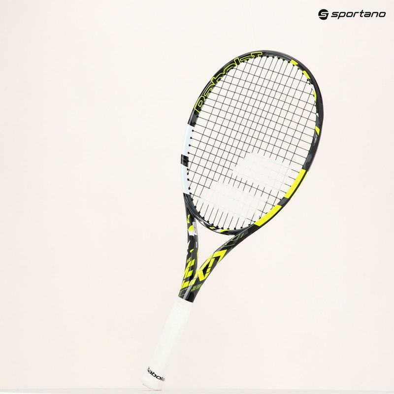 Babolat Pure Aero Junior 26 vaikiška teniso raketė pilkai geltona 140465 8