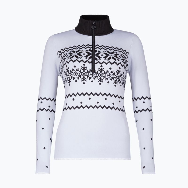 Moteriškas termoaktyvus džemperis Newland Groenlandia Half Zip white/black