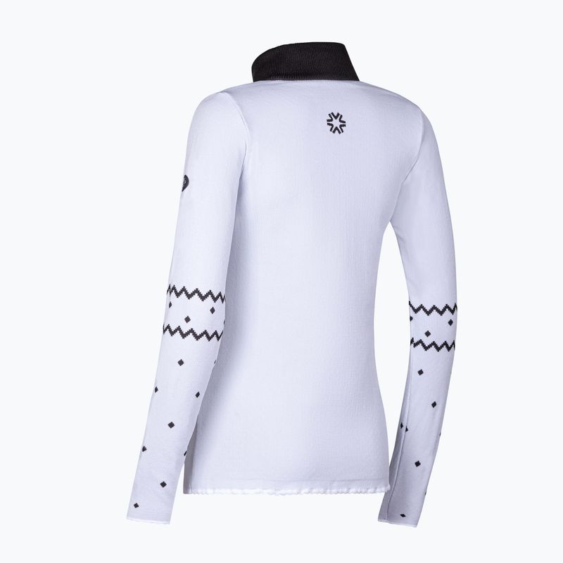 Moteriškas termoaktyvus džemperis Newland Groenlandia Half Zip white/black 2