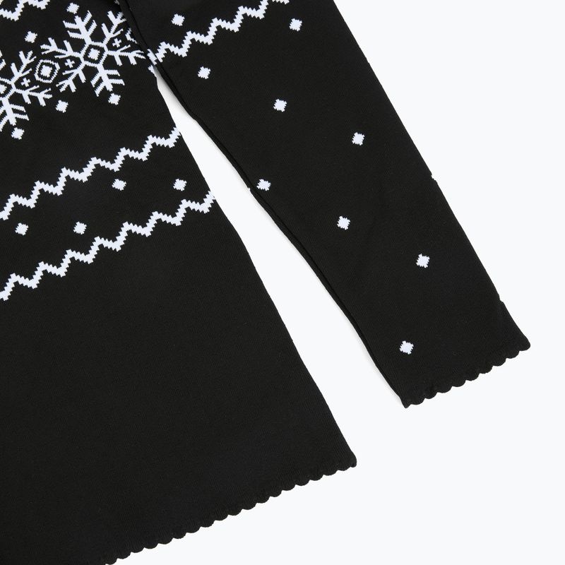 Moteriškas termoaktyvus džemperis Newland Groenlandia Half Zip black/white 4