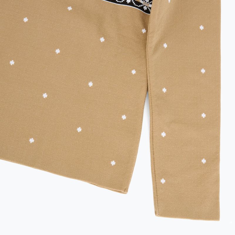 Moteriškas termoaktyvus džemperis Newland Isalind Half Zip biscuit/white 4