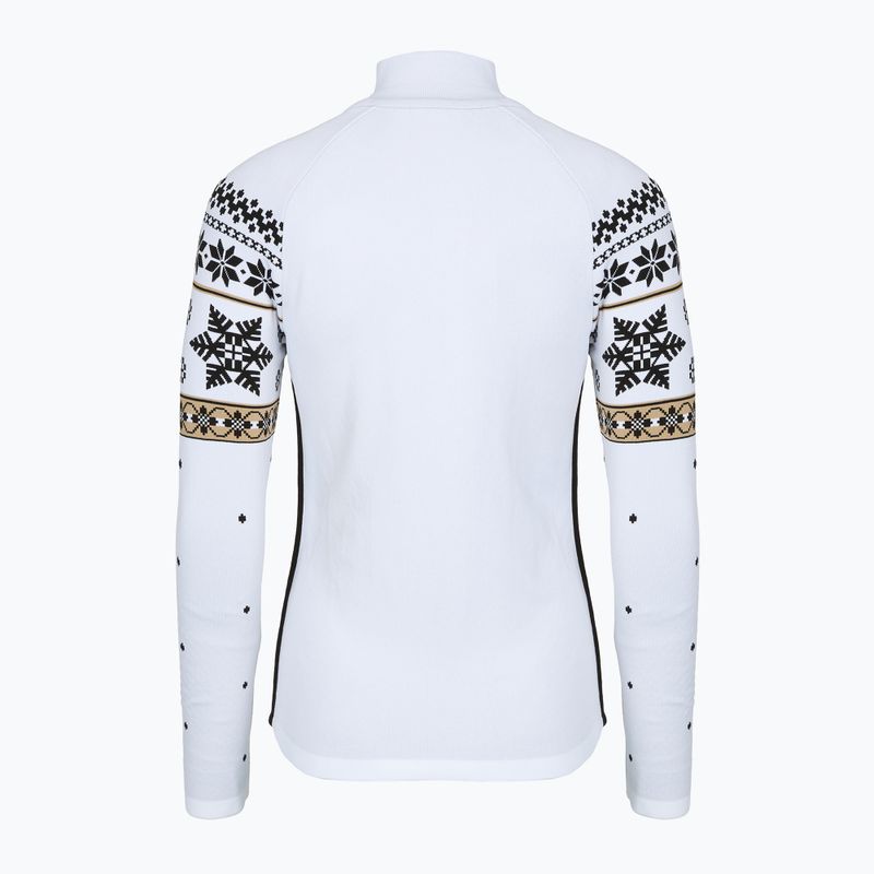 Moteriškas termoaktyvus džemperis Newland Jadis Full Zip white/black 2