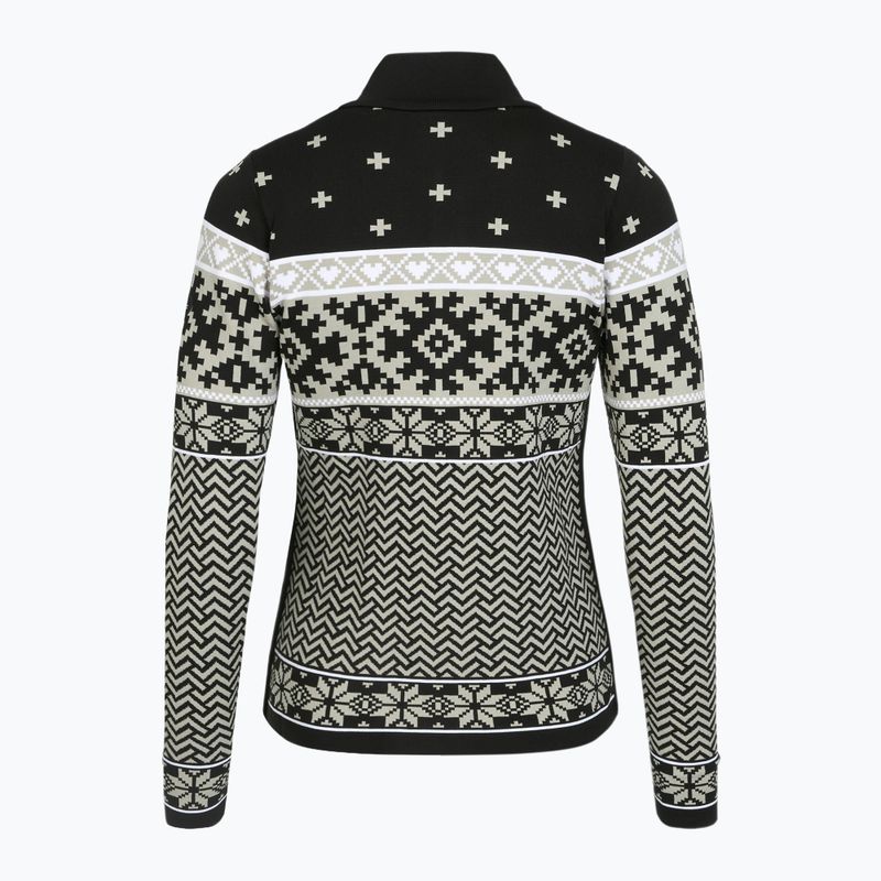 Moteriškas termoaktyvus džemperis Newland Kylie Full Zip black/stone 2