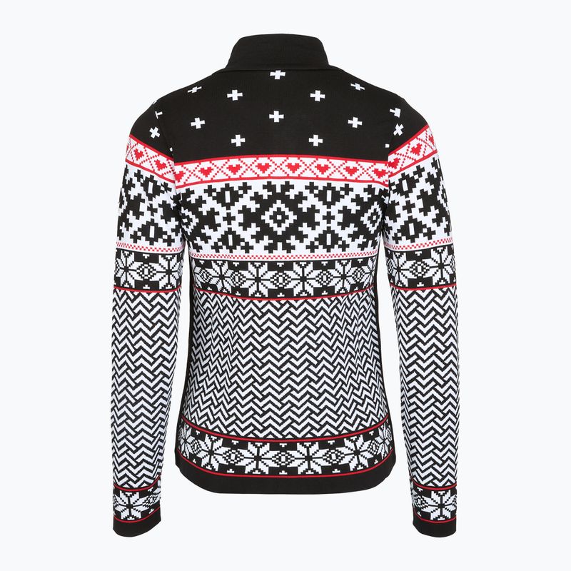 Moteriškas termoaktyvus džemperis Newland Kylie Full Zip black/white 2