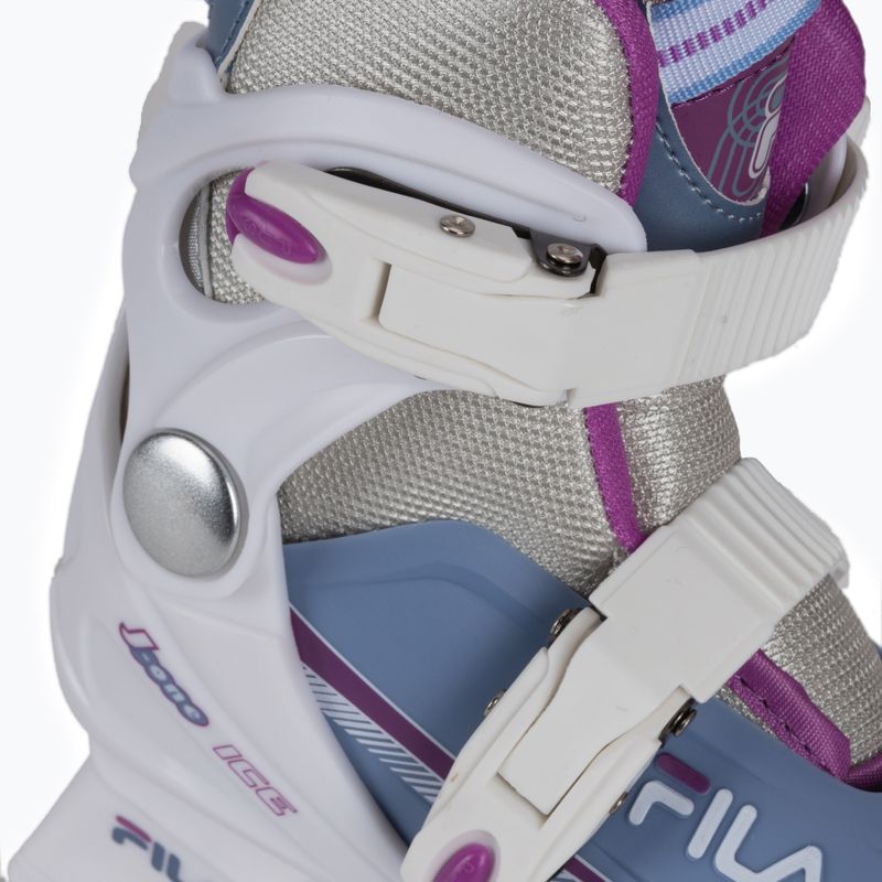 FILA J-One G HR vaikiškos pačiūžos balta/šviesiai mėlyna 6