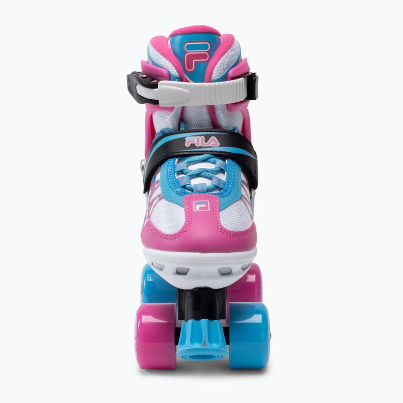 Vaikiškos ratukinės pačiūžos FILA Joy G white/pink/light blue 4