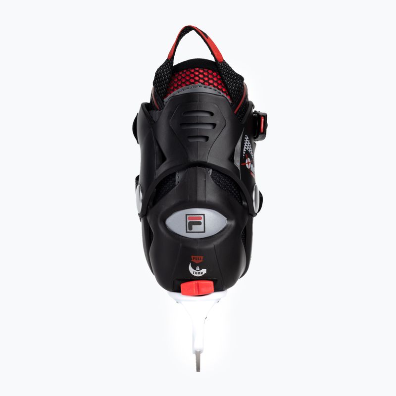 FILA X-One vaikiškos pačiūžos juoda/raudona 4