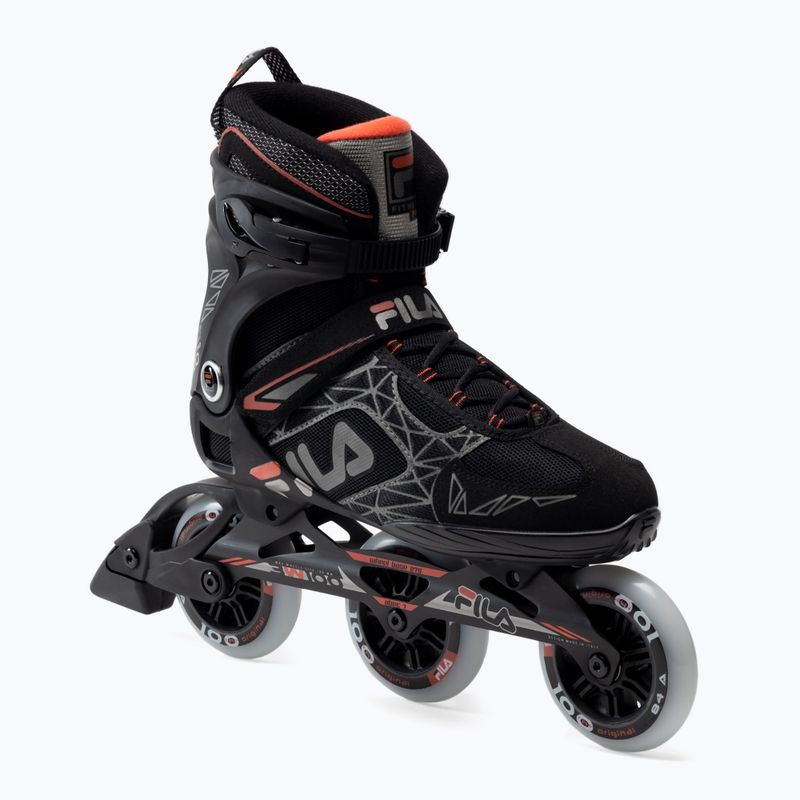 FILA Legacy Pro 100 black/red vyriški riedučiai