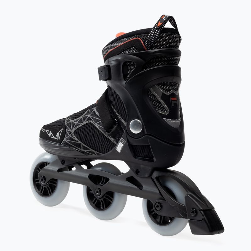 FILA Legacy Pro 100 black/red vyriški riedučiai 3