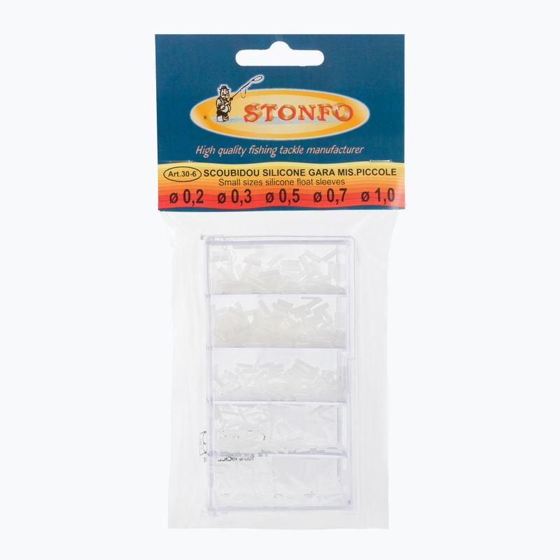Stonfo supjaustytos silikoninės plūdės žarnos, baltos 218532