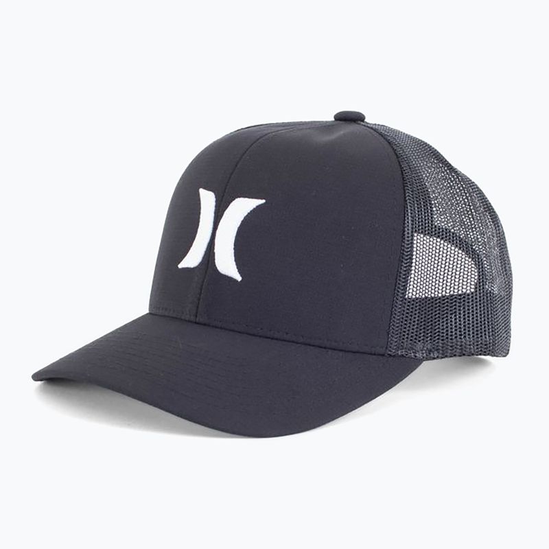Vyriška kepuraitė su snapeliu Hurley Del Mar Trucker pure platinium/black