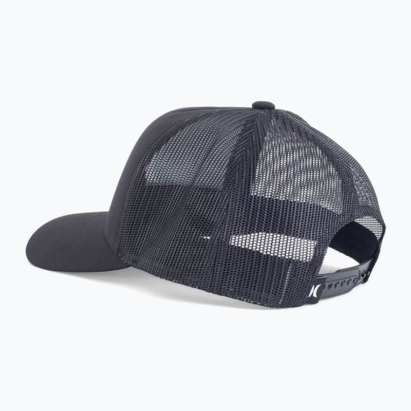 Vyriška kepuraitė su snapeliu Hurley Del Mar Trucker pure platinium/black 2