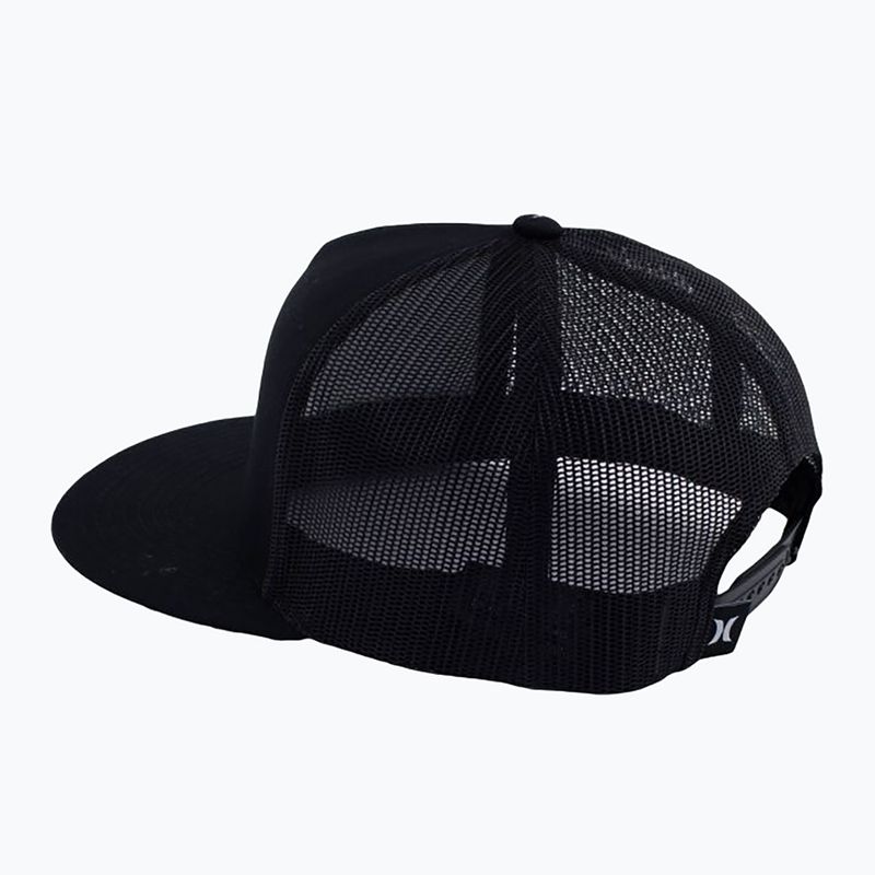 Vyriška kepuraitė su snapeliu Hurley Icon Solid Flat Trucker black 2