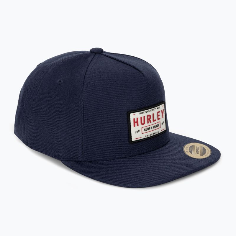 Vyriška kepuraitė su snapeliu Hurley Bixby racer blue/hyper turquoise