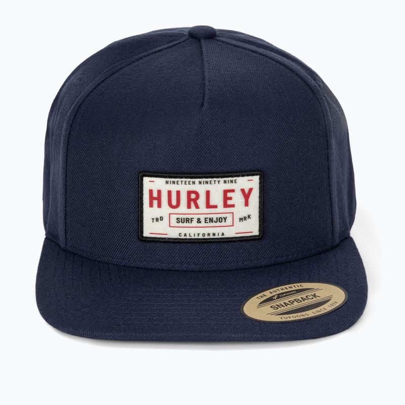Vyriška kepuraitė su snapeliu Hurley Bixby racer blue/hyper turquoise 2