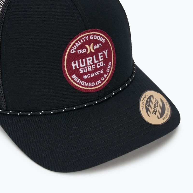 Vyriška kepuraitė su snapeliu Hurley Jetties Trucker black 3