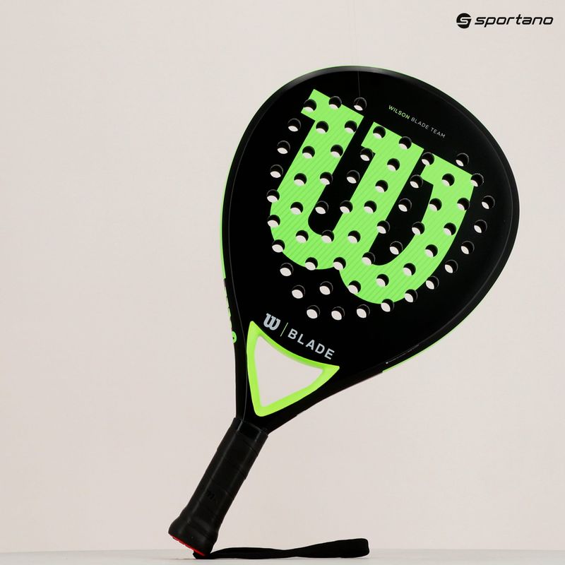 Wilson Blade Team V2 Padel raketė juodai žalia WR067411U2 15