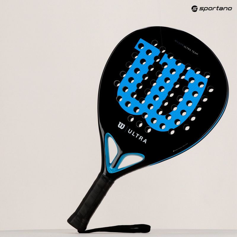 Wilson Ultra Team V2 Padel juodai mėlyna raketė WR067011U2 14