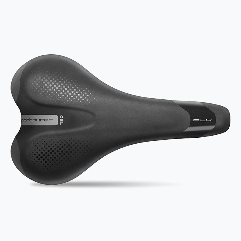 Vyriškas dviračio balnelis Sportourer FLX Man Gel black