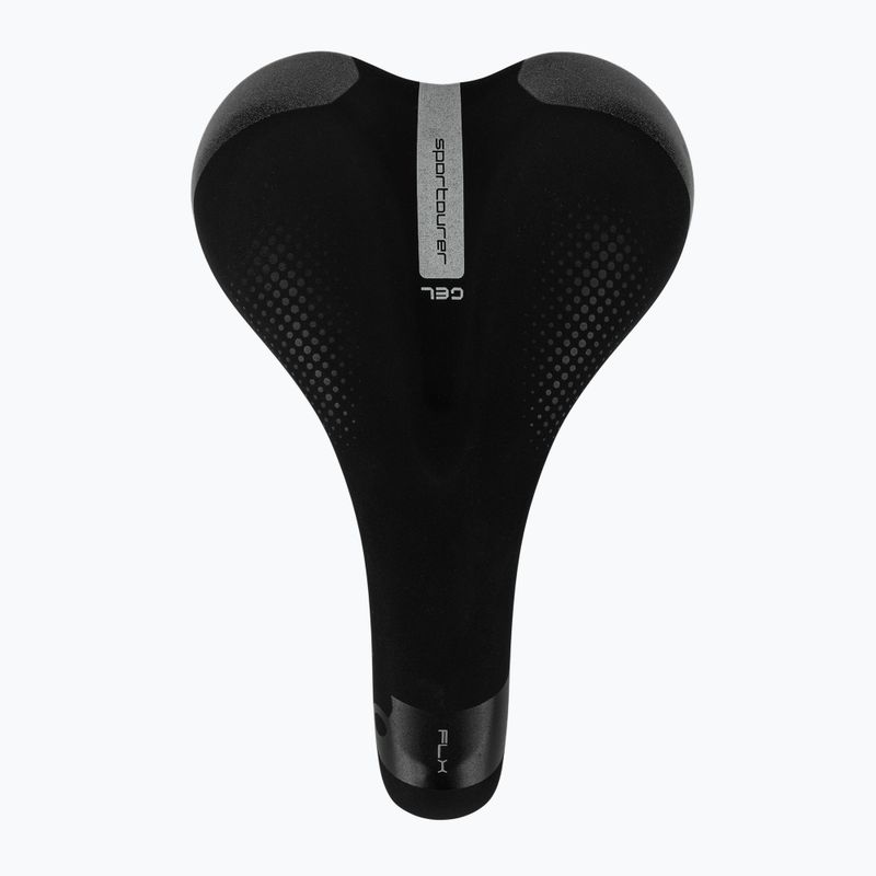 Moteriškas dviračio balnelis Sportourer FLX Lady Gel black 3
