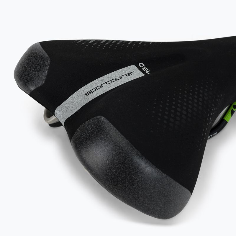 Moteriškas dviračio balnelis Sportourer FLX Lady Gel black 5