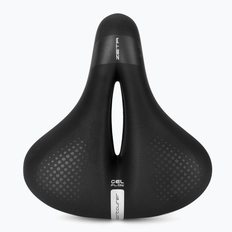 Dviračio balnelis Sportourer Zeta Comfort Gel Flow black 3