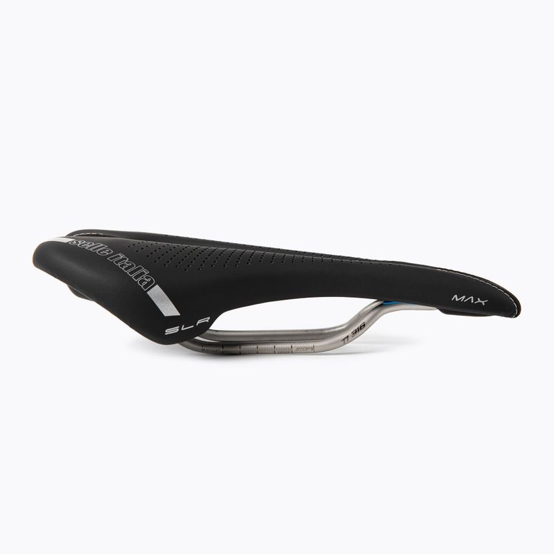 Selle Italia MAX SLR GEL SUPERFLOW L TI 316 dviračio balnelis juodas SIT-044H901IKC001 2