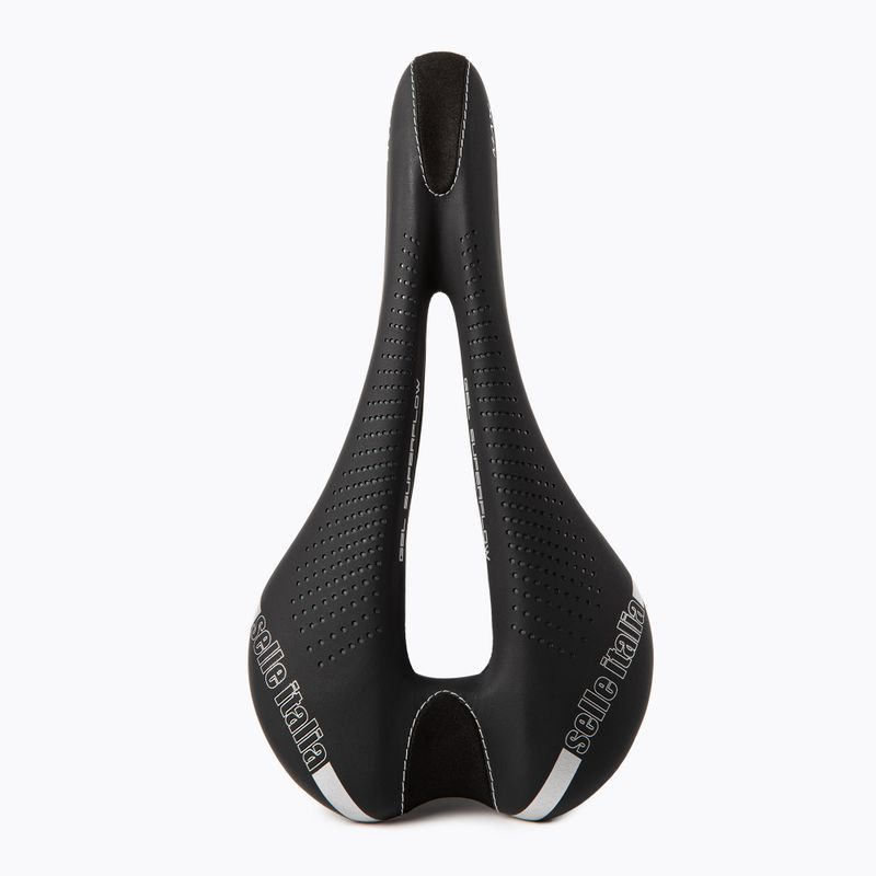 Selle Italia MAX SLR GEL SUPERFLOW L TI 316 dviračio balnelis juodas SIT-044H901IKC001 3
