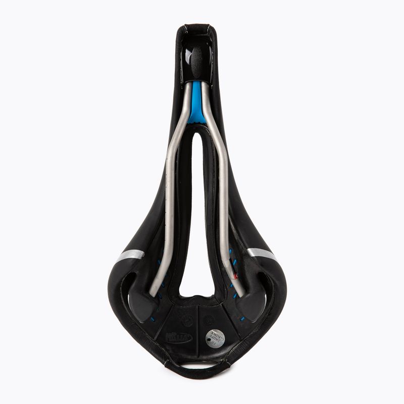 Selle Italia MAX FLITE GEL SUPERFLOW L TI 316 dviračio balnelis juodas SIT-024H901IKC002 4