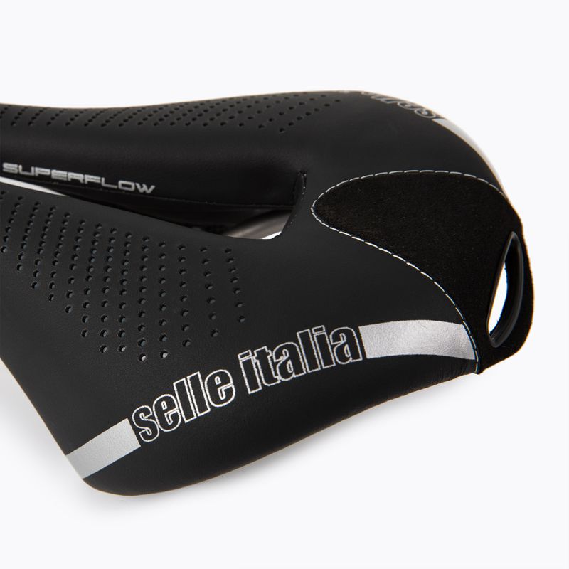 Selle Italia MAX FLITE GEL SUPERFLOW L TI 316 dviračio balnelis juodas SIT-024H901IKC002 6