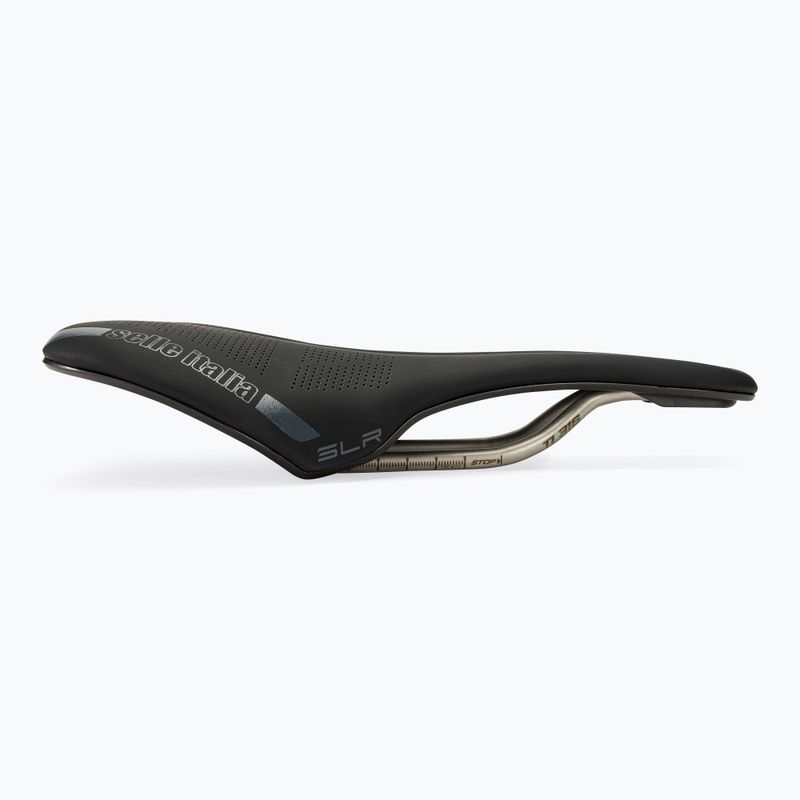 Selle Italia Slr Boost Ti 316 Rail Fibra-Tek dviratininko balnelis juodas SIT-041A120IKC001 2