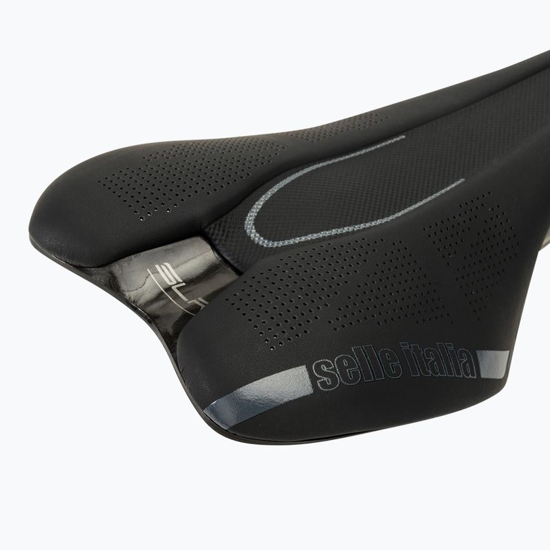 Selle Italia Slr Boost Ti 316 Rail Fibra-Tek dviratininko balnelis juodas SIT-041A120IKC001 5