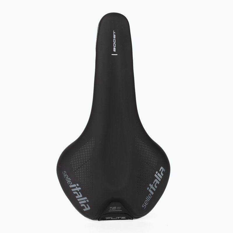 Selle Italia Flite Boost Tm Manganese Rail Soft-Tek dviratininko balnelis juodas SIT-017A320MHC001 3